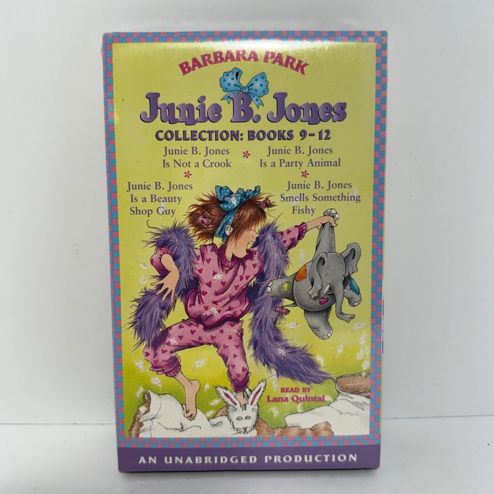 New Sealed Junie B. Jones Collection Books 9-12 Audiobook 2 Cassette Tape Set
